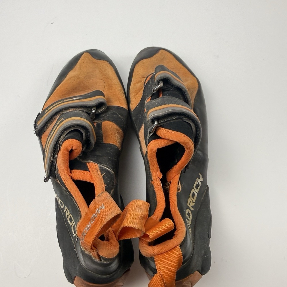 Mad Rock Climbing Shoes Mens 9 Flash 2.0 Orange Climb Bouldering Gym Outdoors - Picture 13 of 16